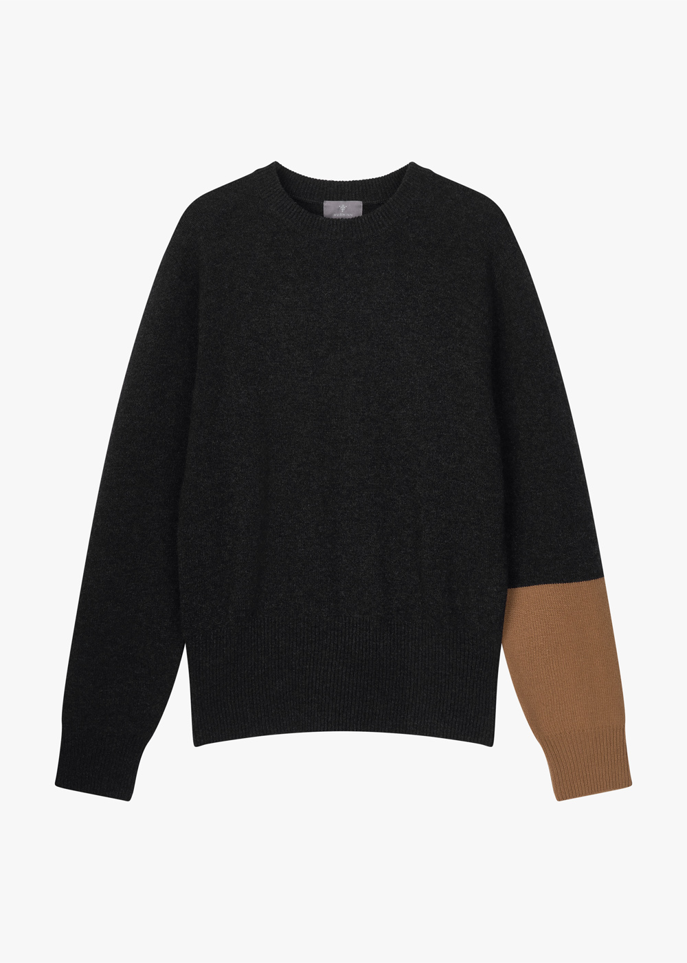 [Cashmere 100%] Football Cashmere V-Neck - Model