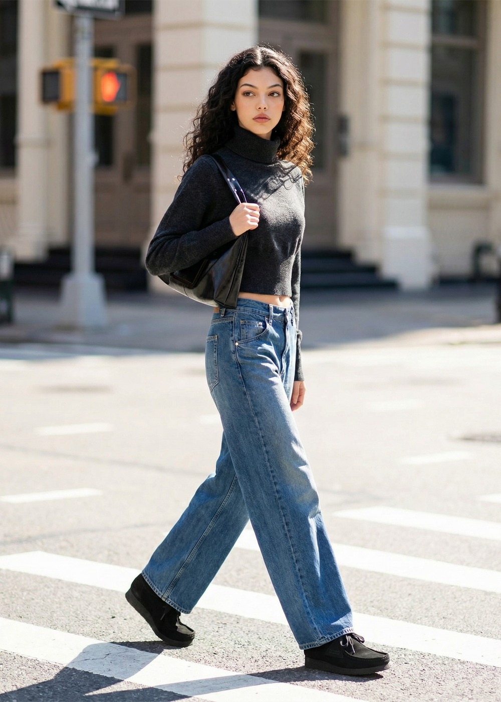 [Cashmere 100%] Basic Cashmere Turtleneck - Front