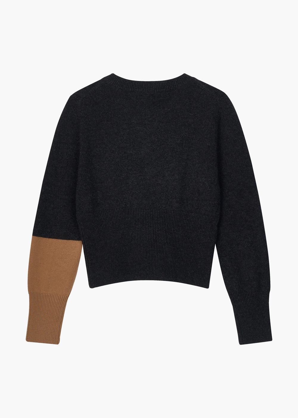 [Cashmere 100%] Football Cashmere Crewneck mobile thumbnail 2